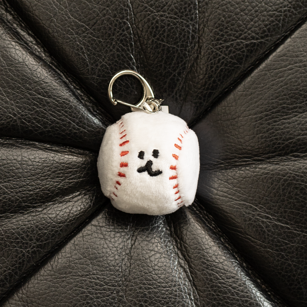 韓國🇰🇷 正版 Dinotaeng 短尾矮袋鼠 文創-BOBO Baseball Keyring 微笑袋鼠 短尾袋鼠 矮袋鼠 棉花糖 鑰匙扣吊飾