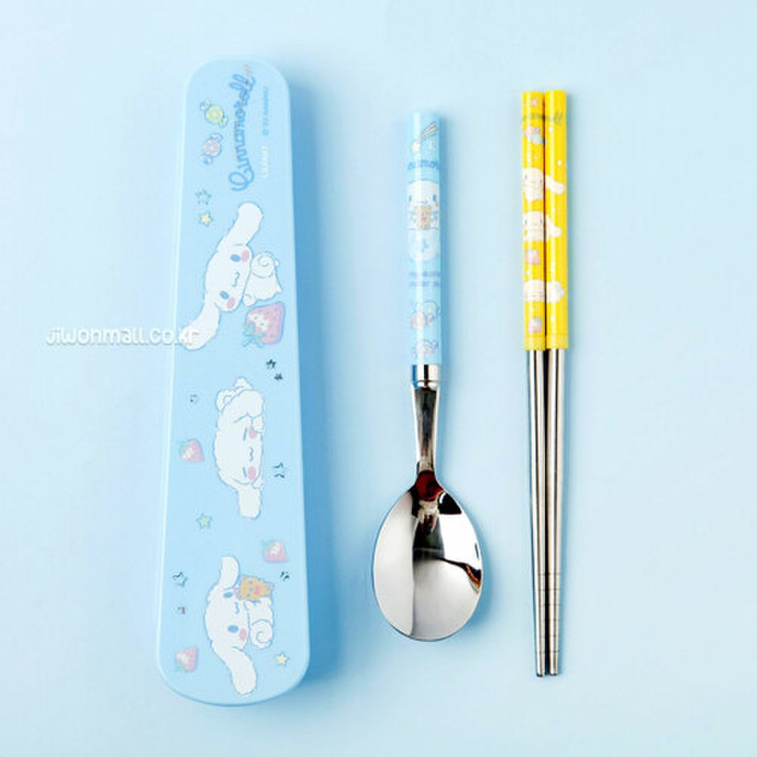 韓國🇰🇷 正版 三麗鷗 大耳狗 餐具組 附收納盒 （筷子+勺子+盒）