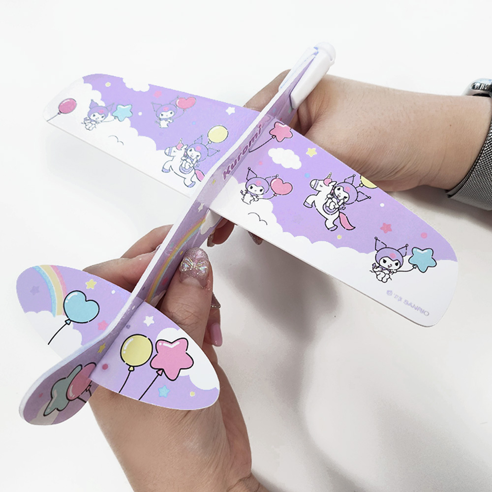 韓國🇰🇷 正版 三麗鷗 角色飛機  免裁剪飛機 兒童手工製作 DIY材料包