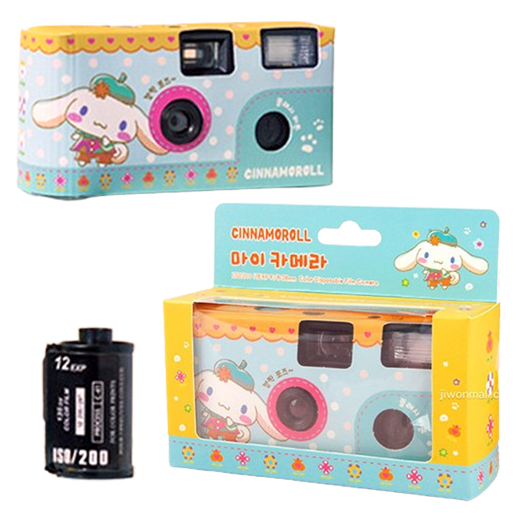 韓國🇰🇷 正版 三麗鷗 Hello Kitty 帕恰狗 布丁狗 大耳狗 酷洛米 美樂蒂 膠卷相機 傻瓜復古膠片相機 底片相機
