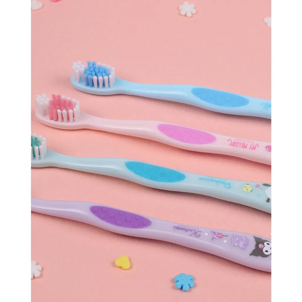 韓國🇰🇷 正版 三麗鷗 大耳狗 美樂蒂 酷洛米 帕恰狗 兒童牙刷 4入牙刷組