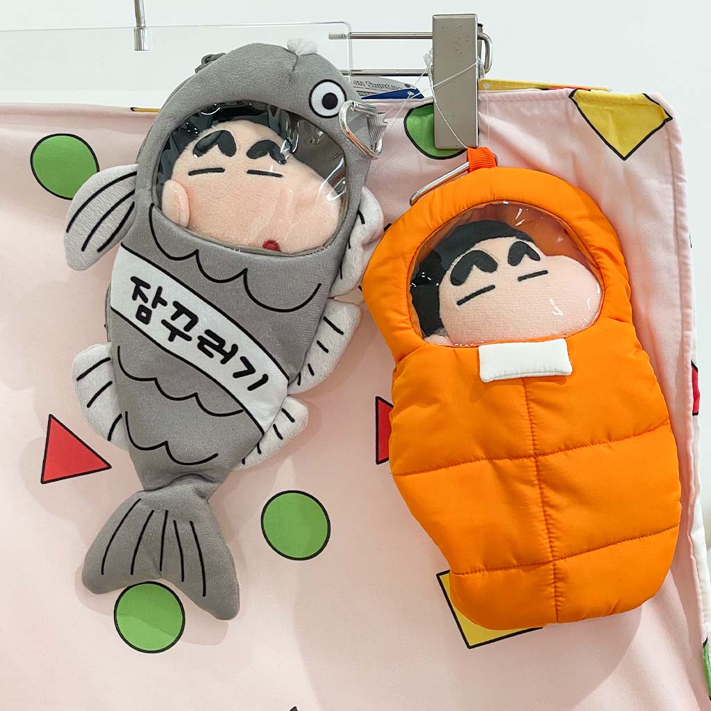 ❗🇰🇷❗韓國正品 蠟筆小新睡袋造型吊飾收納
