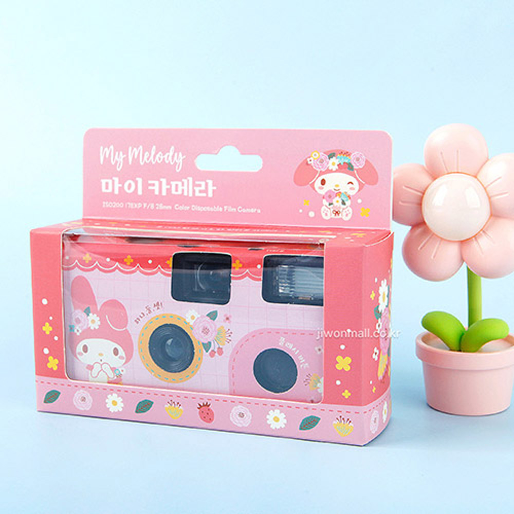 韓國🇰🇷 正版 三麗鷗 Hello Kitty 帕恰狗 布丁狗 大耳狗 酷洛米 美樂蒂 膠卷相機 傻瓜復古膠片相機 底片相機