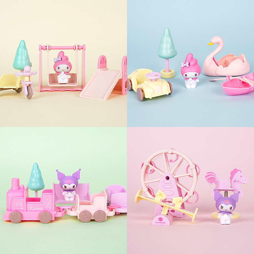 韓國🇰🇷 正版 三麗鷗 美樂蒂 酷洛米 遊樂園玩具組