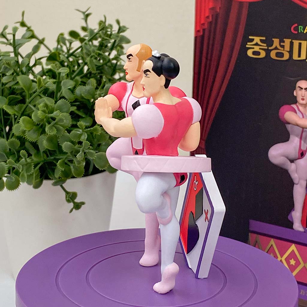 ❗蠟筆小新❗韓國正品  搞怪遊樂園 馬卡歐+裘馬 旋轉音樂盒