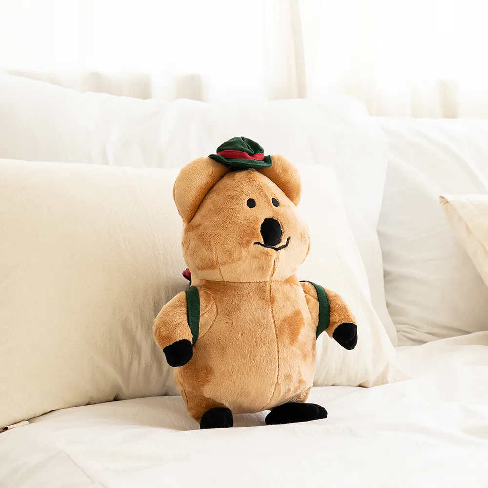 韓國🇰🇷 正版 Dinotaeng 短尾矮袋鼠 文創-BOBO in the Woods Plush Doll 微笑袋鼠 短尾袋鼠 矮袋鼠 BOBO熊 玩偶 抱枕
