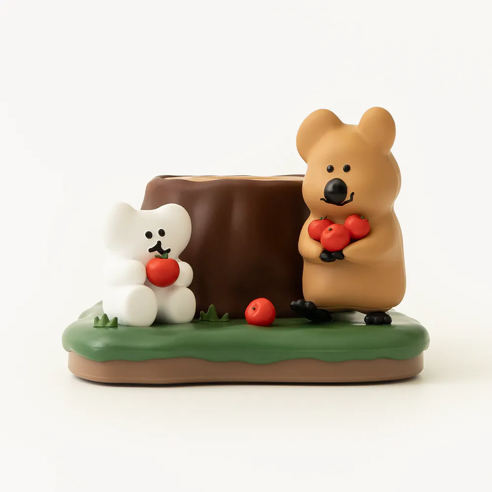 韓國🇰🇷 正版 Dinotaeng 短尾矮袋鼠 文創-APPLE PICKING WATCH CHARGER STAND 微笑袋鼠 短尾袋鼠 矮袋鼠 BOBO熊 手錶充電座