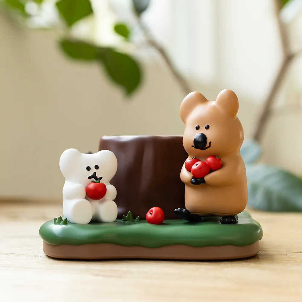 韓國🇰🇷 正版 Dinotaeng 短尾矮袋鼠 文創-APPLE PICKING WATCH CHARGER STAND 微笑袋鼠 短尾袋鼠 矮袋鼠 BOBO熊 手錶充電座