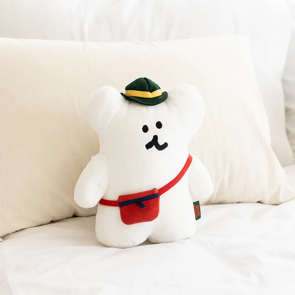 韓國🇰🇷 正版 Dinotaeng 短尾矮袋鼠 文創-BOBO in the Woods Plush Doll 微笑袋鼠 短尾袋鼠 矮袋鼠 BOBO熊 玩偶 抱枕