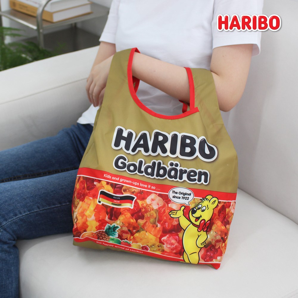 韓國 🇰🇷 正版 HARIBO 哈瑞寶系列購物袋 收納袋 