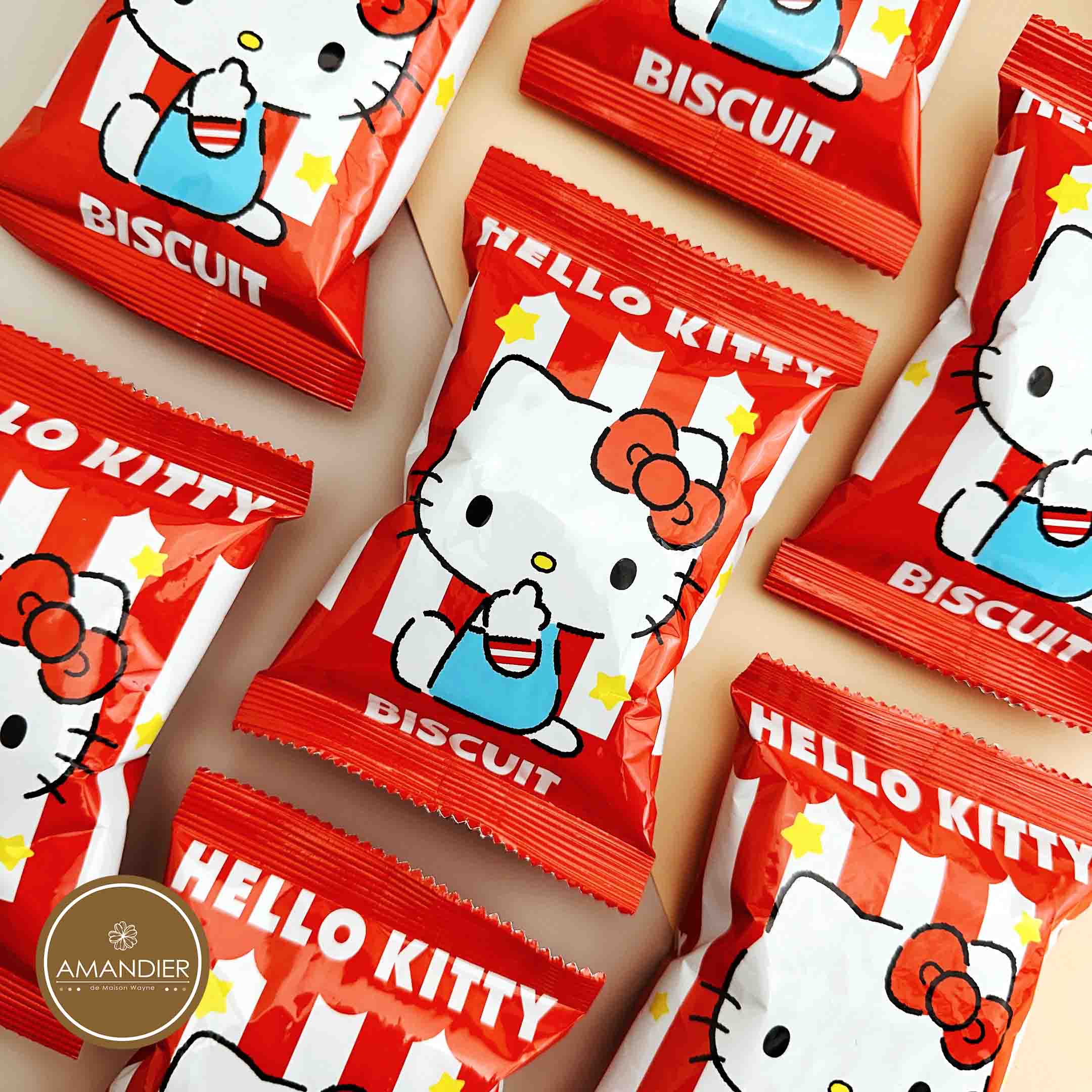 【雅蒙蒂】Hello Kitty 圖案餅乾分享包 (奶油玫瑰鹽風味)