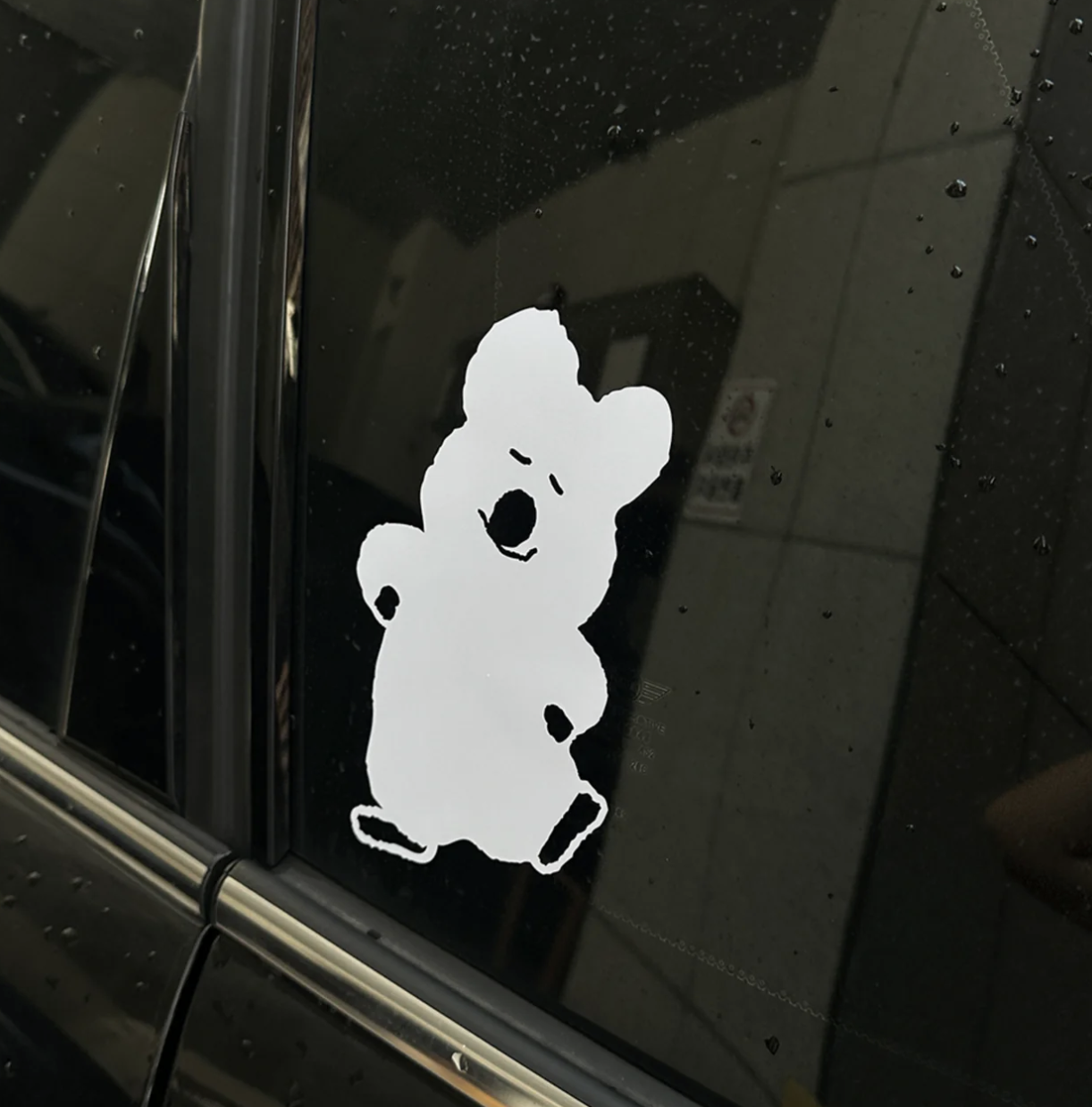 韓國🇰🇷 正版 Dinotaeng 短尾矮袋鼠 文創-HAPPY QUOKKA WINDOW STICKER 汽車窗戶貼紙