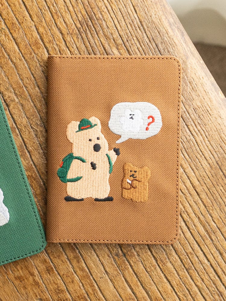 韓國🇰🇷 正版 Dinotaeng 短尾矮袋鼠 文創-Quokka & BOBO Passport Case  護照套 （2款）