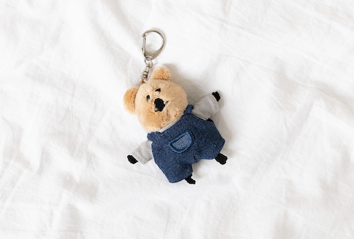 韓國🇰🇷 正版 Dinotaeng 短尾矮袋鼠 文創-COCOCUP Flat fur Keychain 鑰匙圈（7款可選）