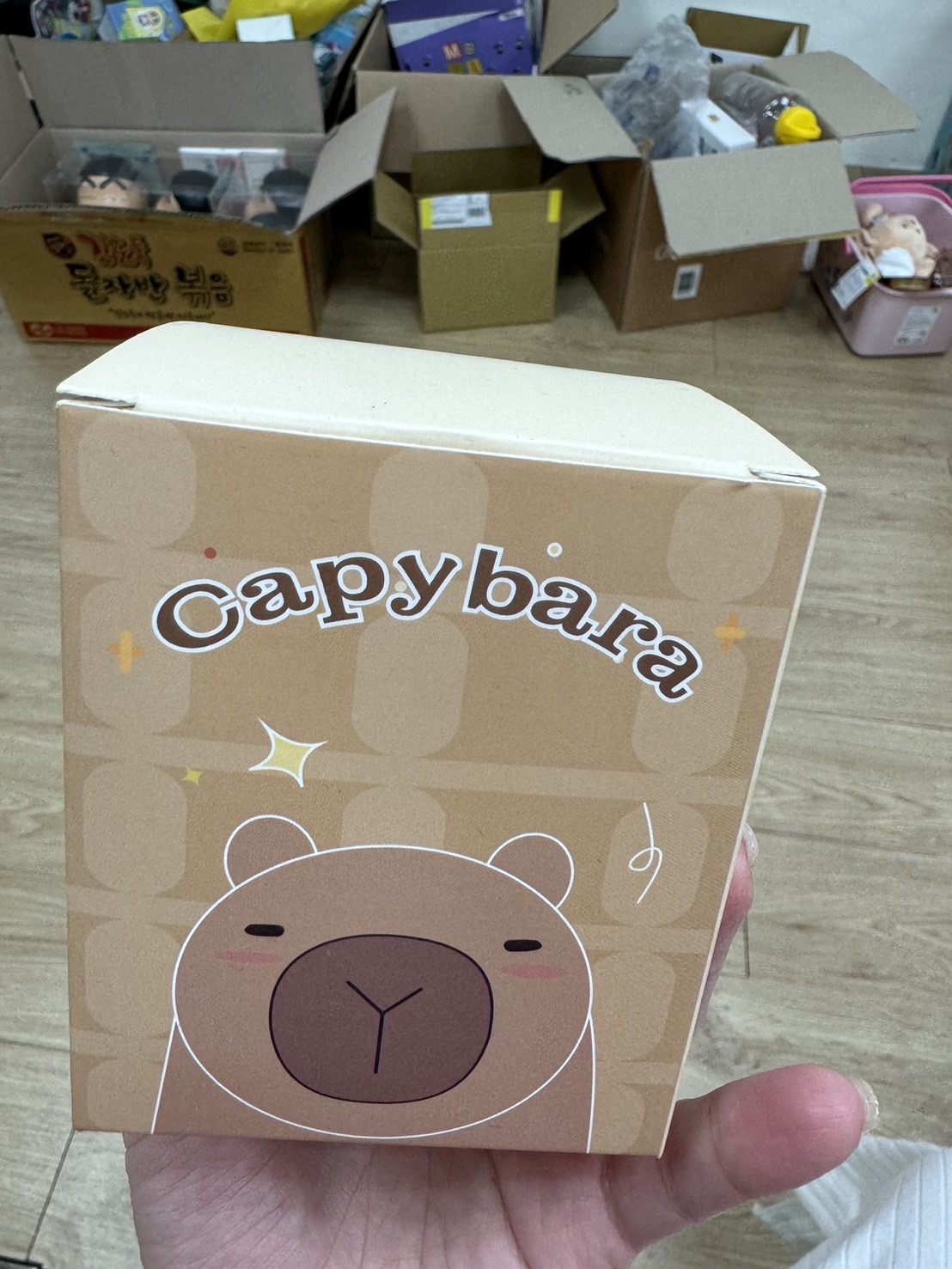 韓國 🇰🇷 正版 CAPYBARA 水豚 創意夜燈 拍拍燈