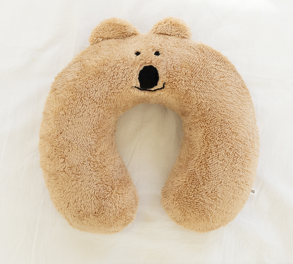 韓國🇰🇷 正版 Dinotaeng 短尾矮袋鼠 文創-QUOKKA Travel Neck Pillow 頸枕 