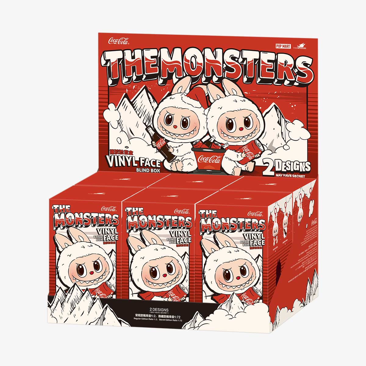 ❗POPMART❗泡泡瑪特 THE MONSTERS 可口可樂系列 Vinyl Face Blind Box 限定款搪膠毛絨盲盒